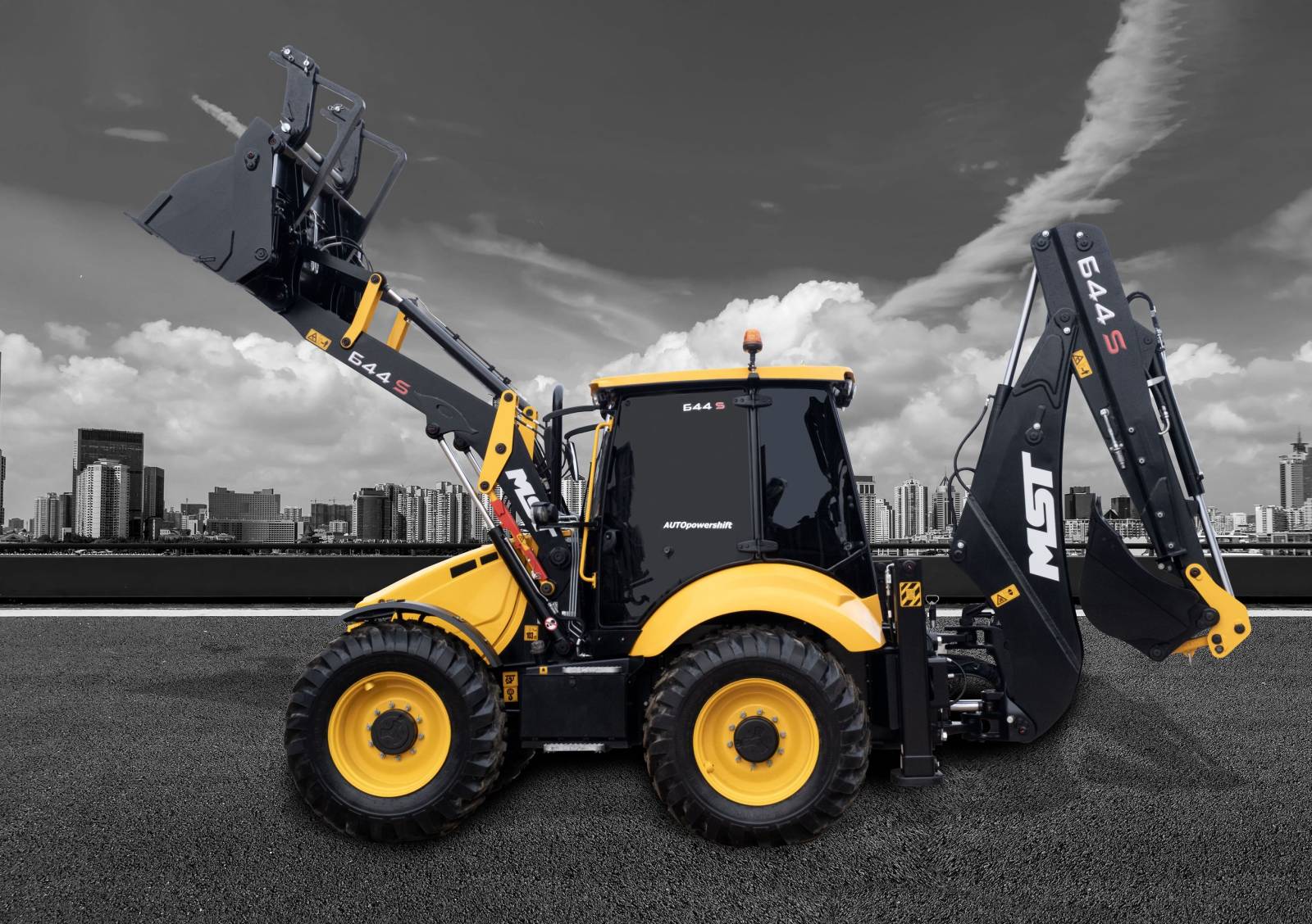 Tracto pelle NEUF MST M644 S