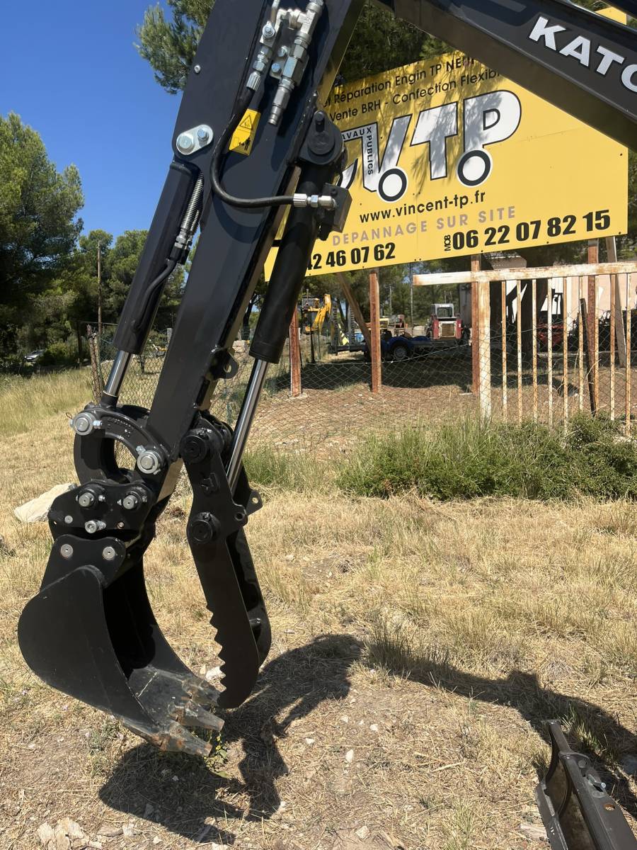 Pouce de manutention hydraulique pour mini pelle 1.2 à 2 tonnes