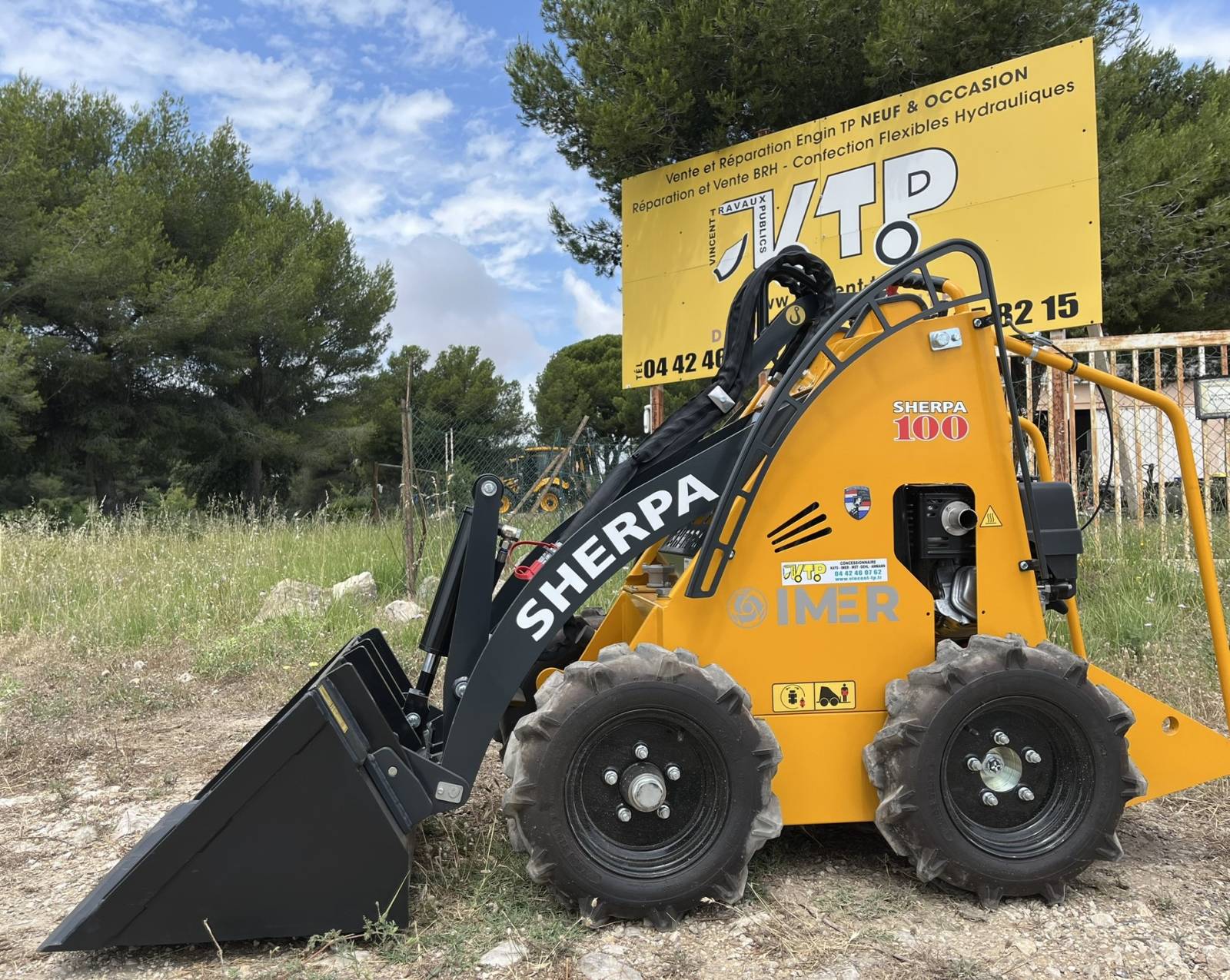 Mini Chargeuse sur pneu Sherpa 100 Small