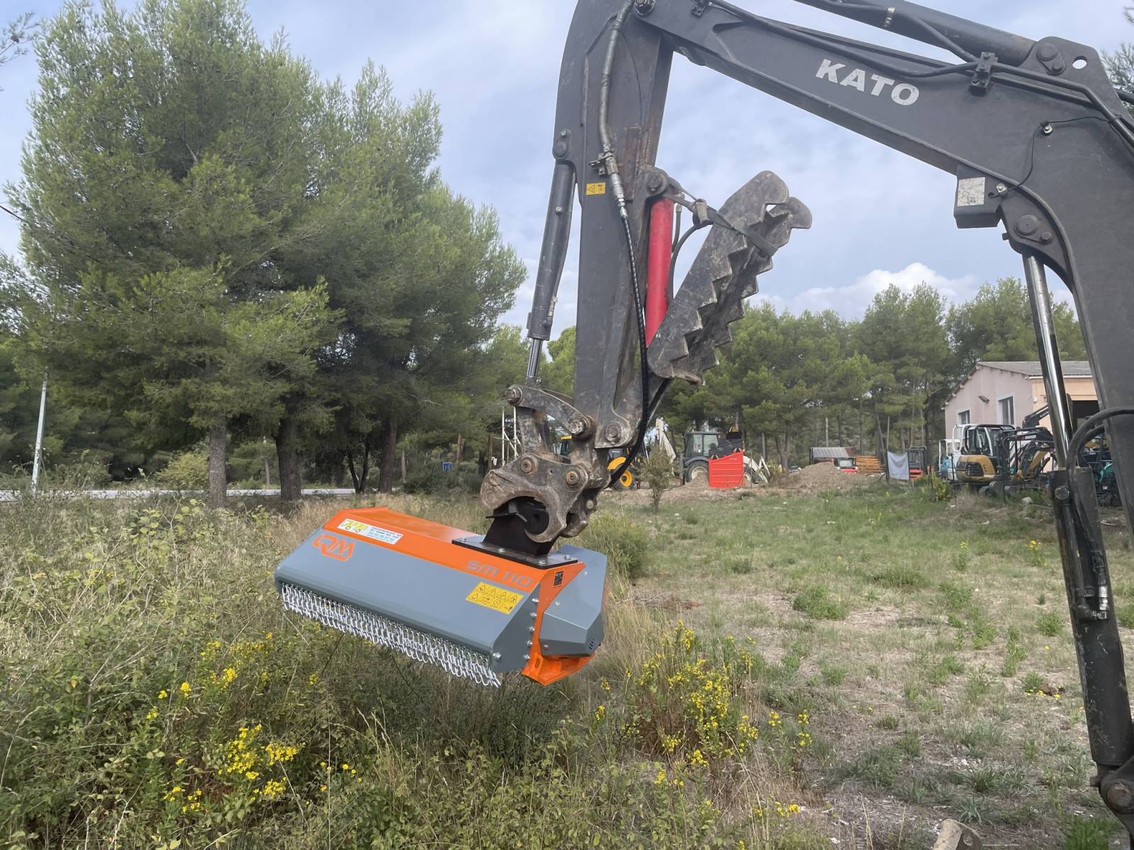 Broyeur QM SM110 pour pelle 5 à 6 tonnes