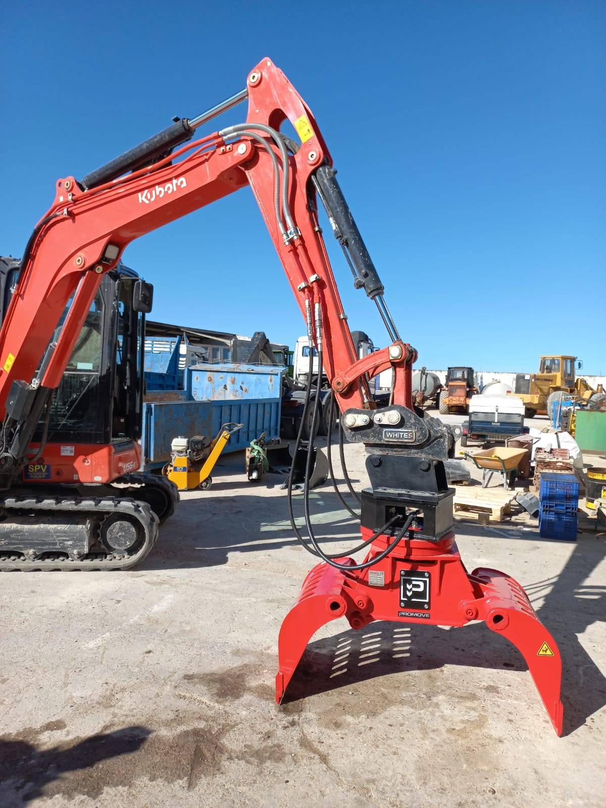 Pince de tri PROMOVE SG4.6 pour pelle 5 à 6 Tonnes
