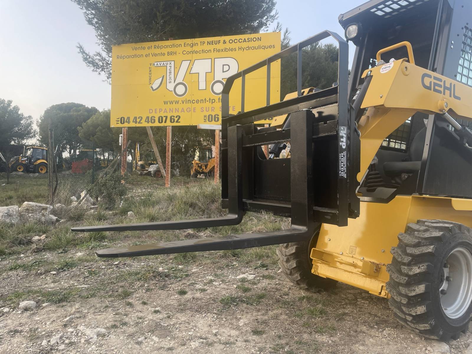 kit fourche neuf chargeur ski bobcat gehl 463 S70 1640 13340 ROGNAC