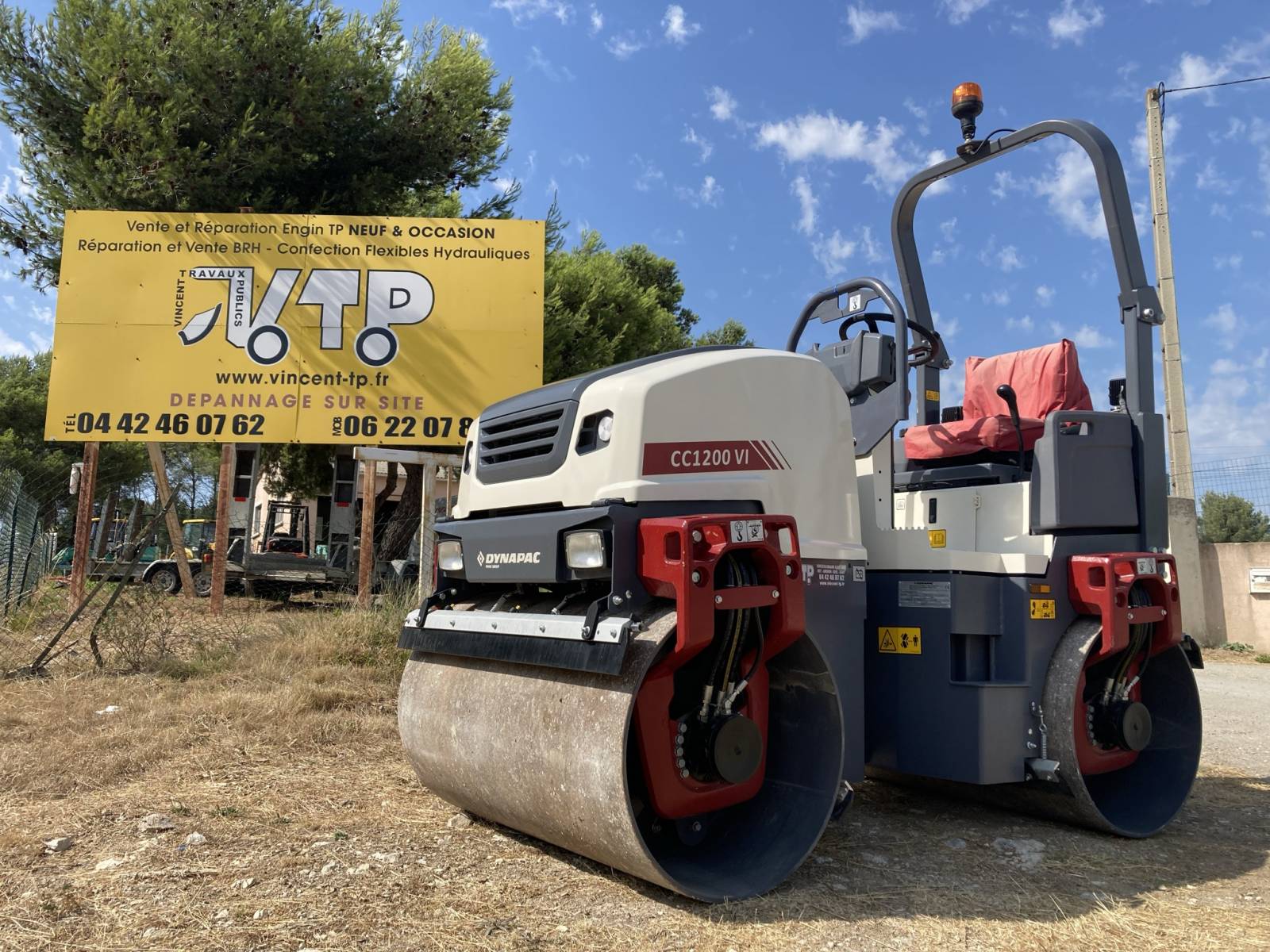 Compacteur double bille neuf dynapac CC1200 vtp 13340 rognac