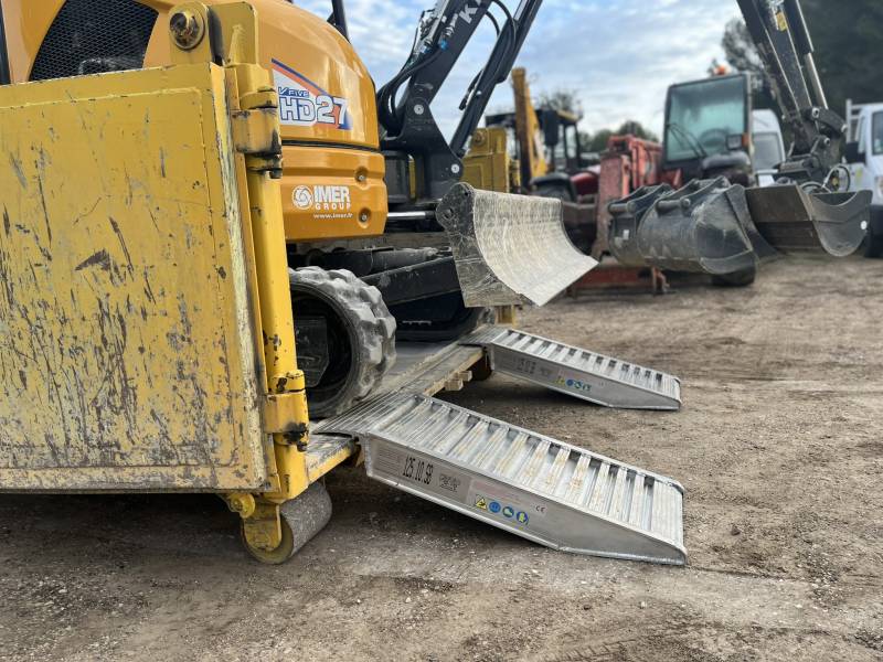 Rampes aluminium courtes pour benne ampirol