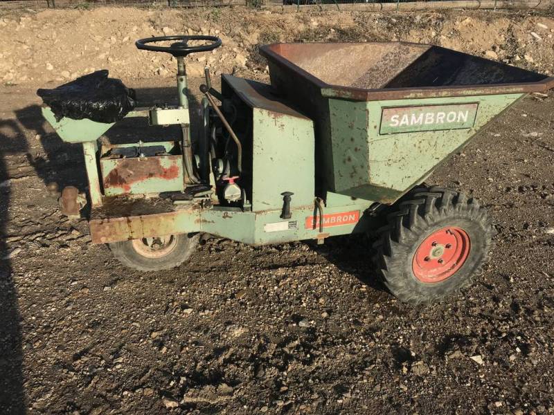 MINI DUMPER A PNEUS SAMBRON