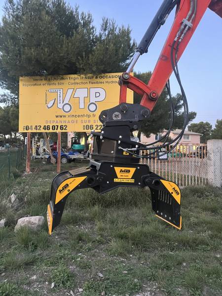 Pince de tri MB G450 pour pelle 5 à 6 Tonnes
