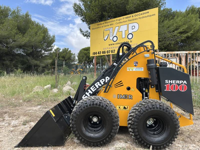 Mini Chargeuse sur pneu Sherpa 100 ESSENCE