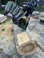 Rogneuse de souche TORNADO 350 pour mini pelle 1T5 à 3T5