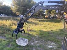 Pince à Griffes Mini Pelle 2T5 3Tonnes