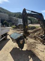 Godet malaxeur à béton BM250 pour pelle 7 à 9 tonnes