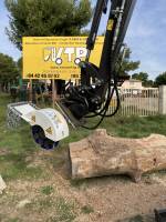 ROGNEUSE DE SOUCHE MINI PELLE