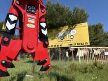 Chantier professionnel équipé d’un croc béton PROMOVE CP300 à Marignane 13700