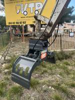 Pinces de Tri pour mini pelle 1,5 à 3 Tonnes