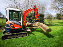 Pouce de manutention hydraulique pour mini pelle 2 à 4 tonnes