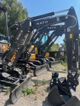 Gamme mini pelles neuves Kato en stock